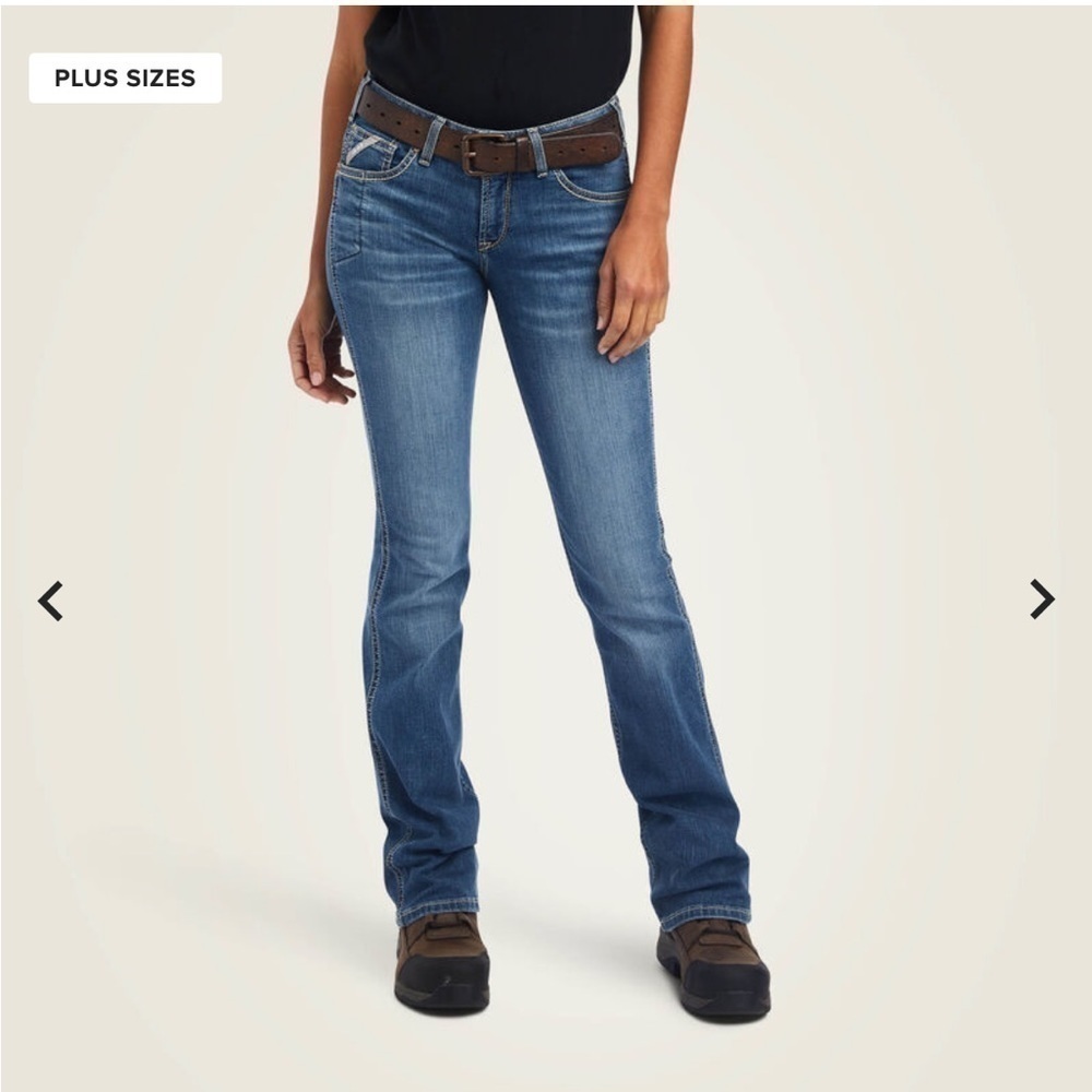 Ariat Rebar DuraStretch Hallow Riveter Boot Cut Jean 26L‎